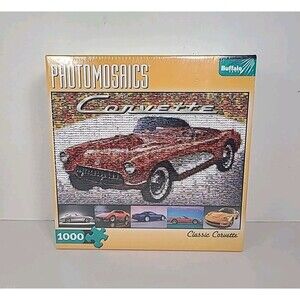 Photomosaics New Classic Corvette 1000 Piece Puzzle By Buffalo Games Inc